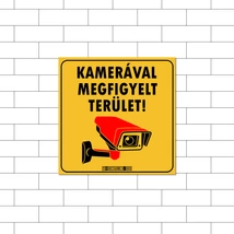 Kamerával megfigyelt terület!