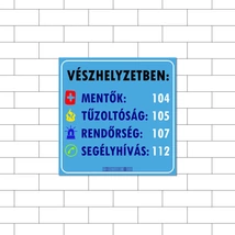 Segélyhívó telefonszámok