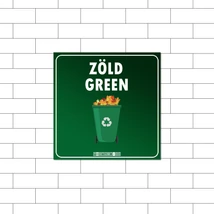 Zöld szelektív szemét