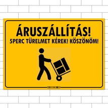 Áruszállítás folyamatban!