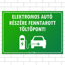 Elektromos autó töltőhely!