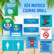 Kék Matrica Csomag Small Kék Matrica Csomag Small