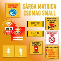 Sárga Matrica Csomag Small Sárga Matrica Csomag Small
