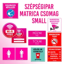 Szépségipar Matrica Csomag Small Szépségipar Matrica Csomag Small