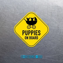 Pets on Board Matrica 10x10cm Pets on Board Matrica 10x10cm