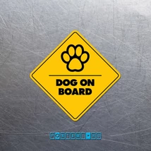 Pets on Board Matrica 10x10cm Pets on Board Matrica 10x10cm