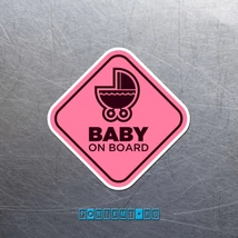 Baby on Board Matrica 10x10cm Baby on Board Matrica 10x10cm