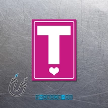 Tanuló vezető &quot;Női&quot; Mágnes