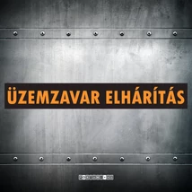 Üzemzavar elhárítás autómágnes 85x12cm