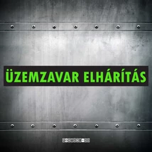 Üzemzavar elhárítás autómágnes 85x12cm
