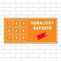 Vonaljegy kapható! 