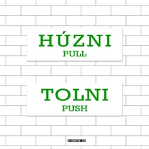 Húzni / Tolni Matrica szett 13x4,5cm/db