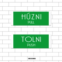 Húzni / Tolni Matrica szett 13x4,5cm/db