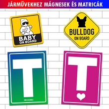 Járművekre Mágnesek / Matricák
