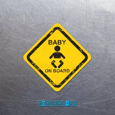 Baby on Board 001 Matrica