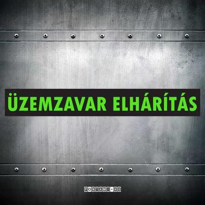 Üzemzavar elhárítás autómágnes 85x12cm