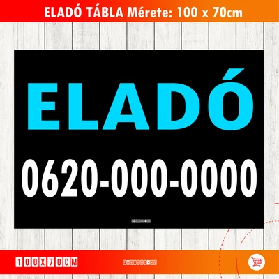 ELADÓ Tábla Kék szín