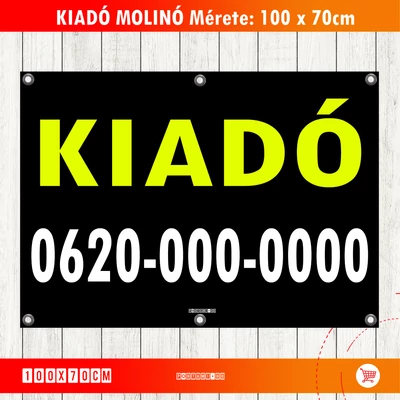 KIADÓ Molinó Sárga szín