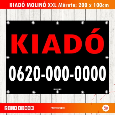KIADÓ Molinó XXL Piros szín