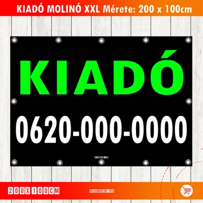 KIADÓ Molinó XXL Zöld szín